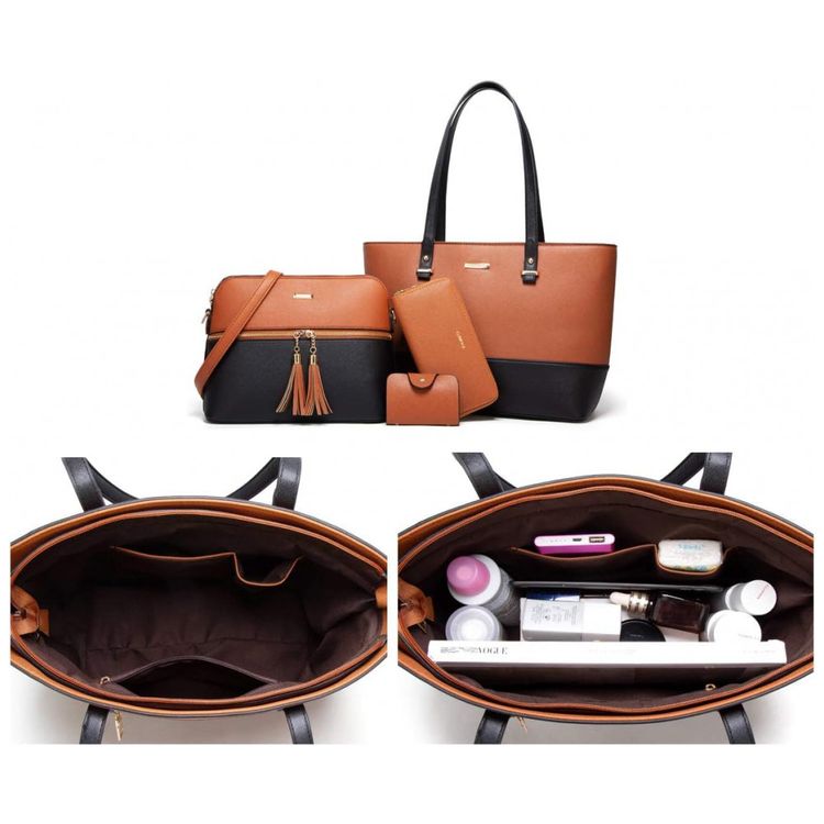 Conjunto-de-Bolsas-Femininas-em-Couro-Sintetico-4-Pecas-com-foto-4