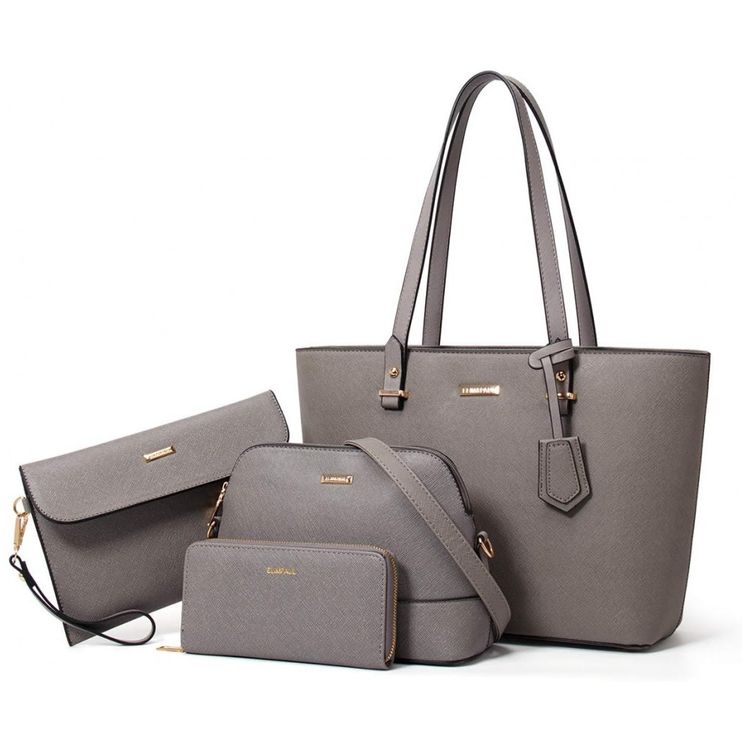 Conjunto-de-Bolsas-Femininas-em-Couro-Sintetico-4-Pecas-com-foto-0