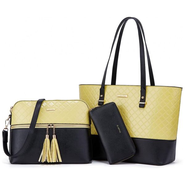Conjunto-de-Bolsas-Femininas-em-Couro-Sintetico-4-Pecas-com-foto-0