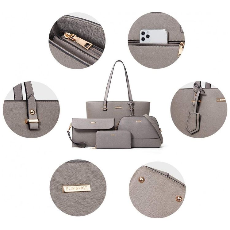 Conjunto-de-Bolsas-Femininas-em-Couro-Sintetico-4-Pecas-com-foto-2