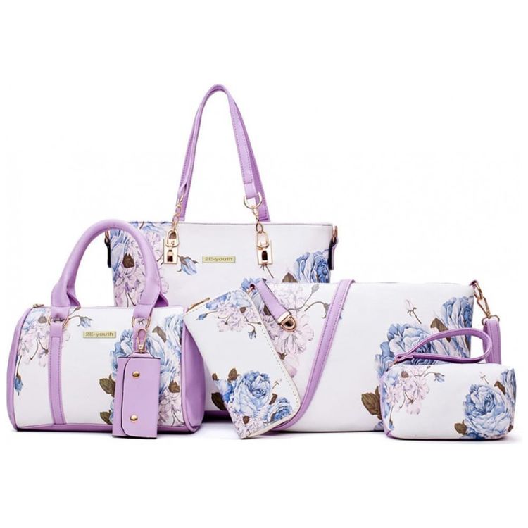 Conjunto-de-Bolsas-Femininas-6-Pecas-com-Carteira-2E-youth-foto-0