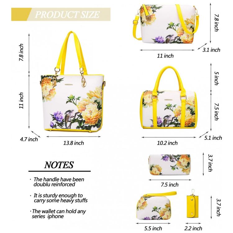Conjunto-de-Bolsas-Femininas-6-Pecas-com-Carteira-2E-youth-foto-1
