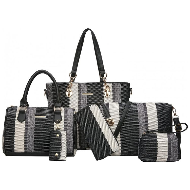 Conjunto-de-Bolsas-Femininas-6-Pecas-com-Carteira-2E-youth-foto-0
