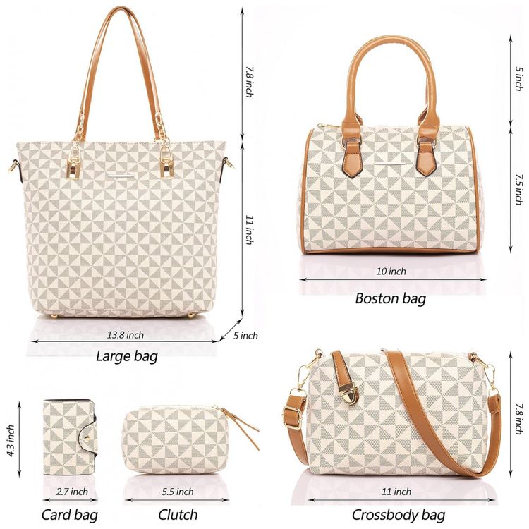 Conjunto-de-Bolsas-Femininas-5-Pecas-com-Carteira-2E-youth-foto-1