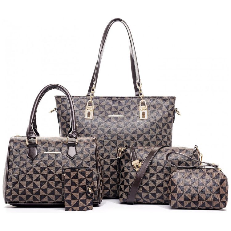 Conjunto-de-Bolsas-Femininas-6-Pecas-com-Carteira-2E-youth-foto-0