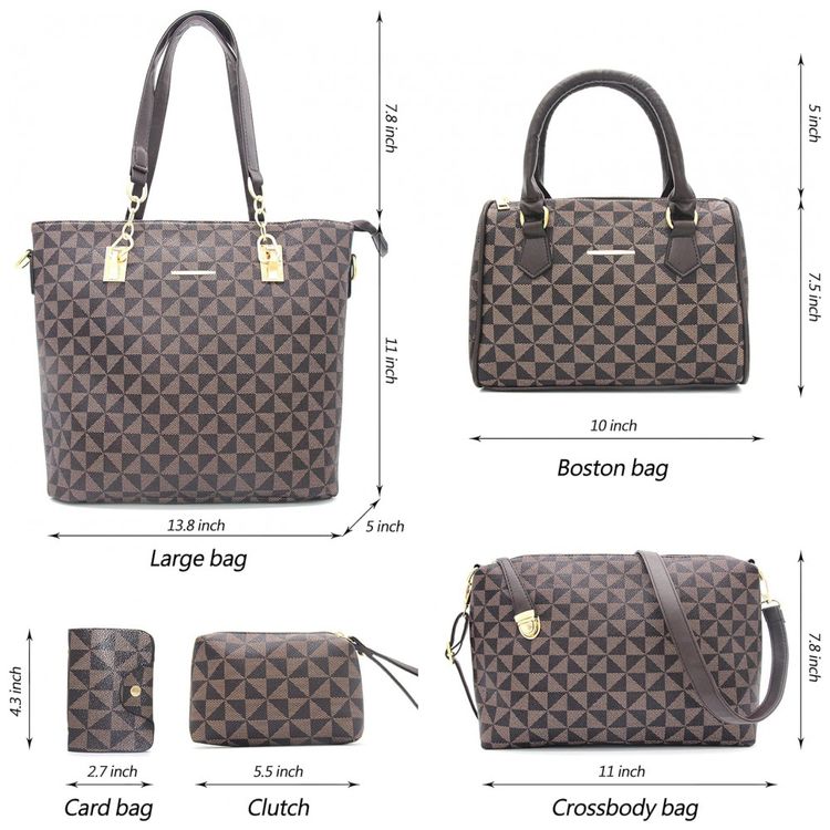 Conjunto-de-Bolsas-Femininas-6-Pecas-com-Carteira-2E-youth-foto-1