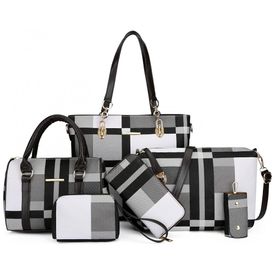 Conjunto-de-Bolsas-Femininas-6-Pecas-com-Carteira-2E-youth-foto-0