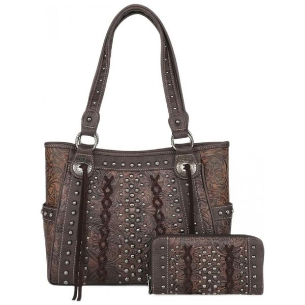 Bolsa-de-Ombro-Feminina-em-Couro-Sintetico-com-Carteira-foto-0