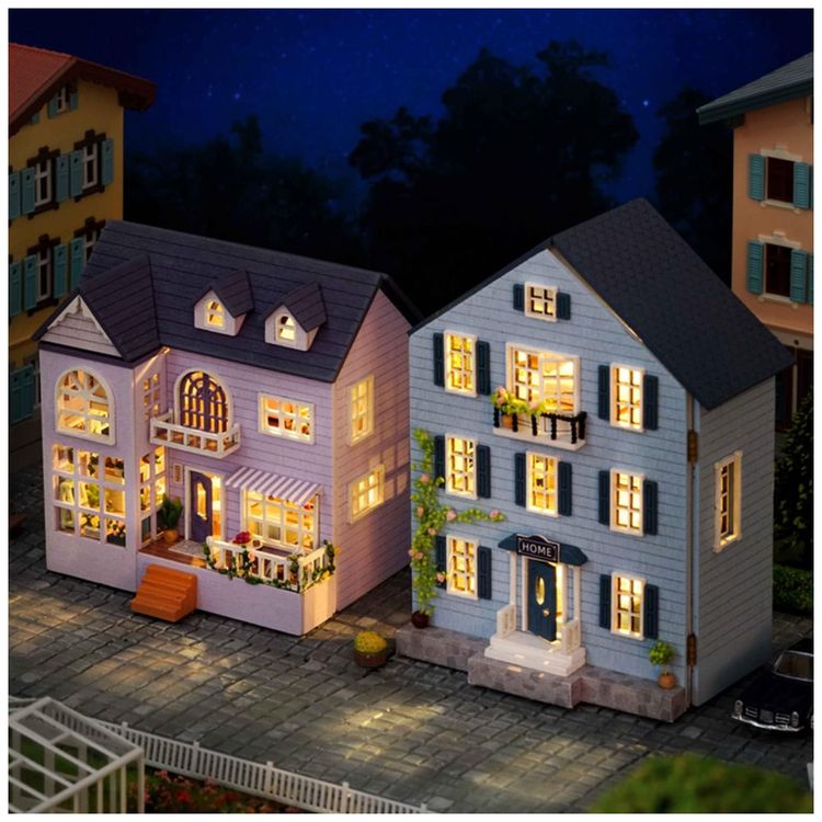 Casa-de-Bonecas-em-Miniatura-feita-em-Madeira-com-Detalhes-foto-4