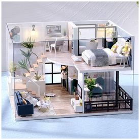 Casa-em-Miniatura-Realista-Feita-a-Mao-para-Adultos-e-foto-0