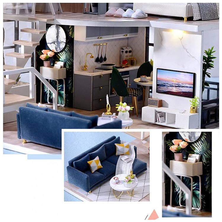 Casa-em-Miniatura-Realista-Feita-a-Mao-para-Adultos-e-foto-3
