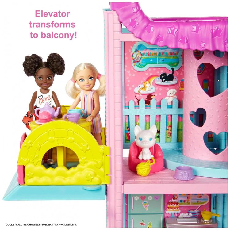 Casa-da-Barbie-e-Chelsea-com-20-Acessorios-e-2-Pets-para-foto-2