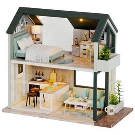 Casa-em-Miniatura-Realista-com-Moveis-3D-de-Madeira-para-foto-0