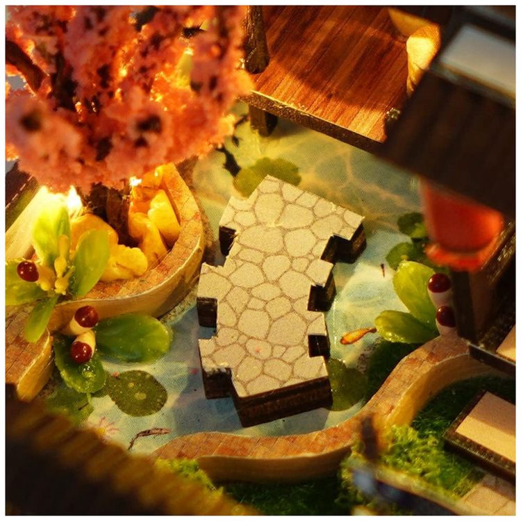 Casa-em-Miniatura-Realista-com-Luzes-Moveis-em-Madeira-3D-foto-2