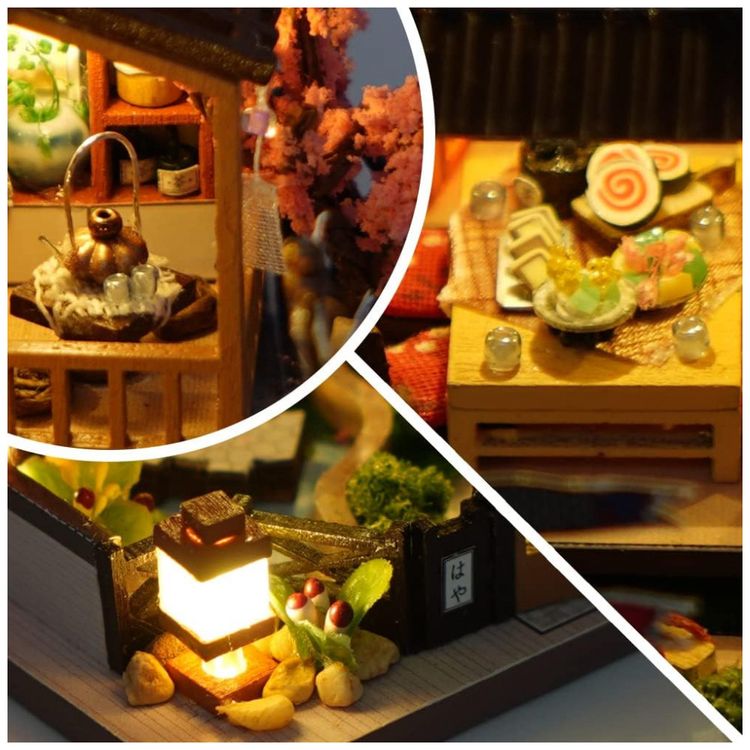 Casa-em-Miniatura-Realista-com-Luzes-Moveis-em-Madeira-3D-foto-4