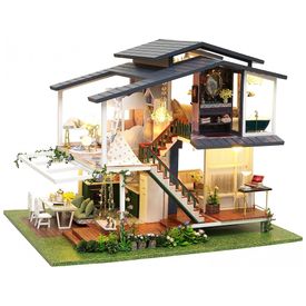 Casa-em-Miniatura-Realista-com-Moveis-e-Jardim-para-Adultos-foto-0