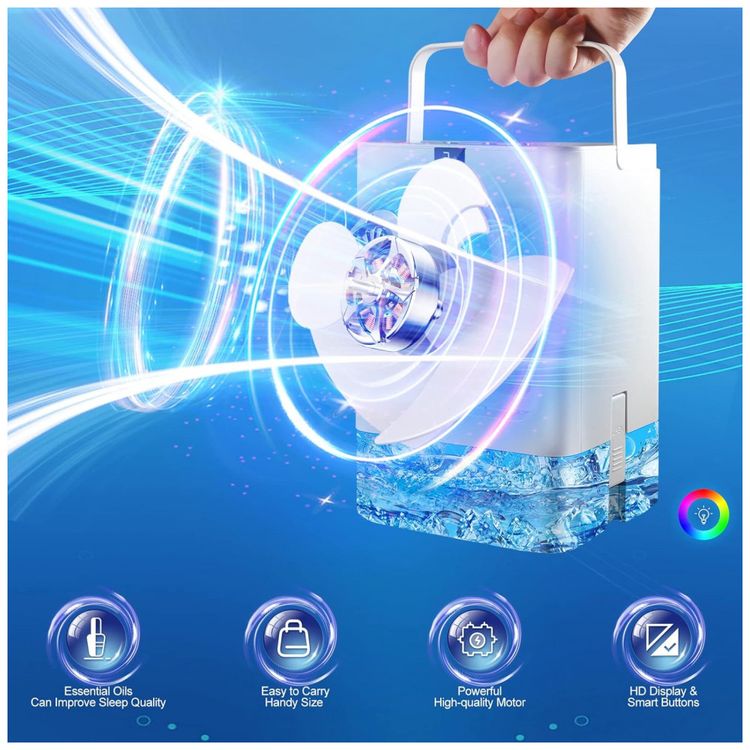 Climatizador-Portatil-com-3-Velocidades-e-7-Luzes-Coloridas-foto-5
