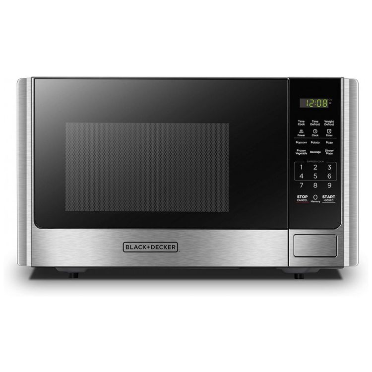 Micro-Ondas-de-Bancada-em-Aco-Inoxidavel-25L-com-10-foto-0