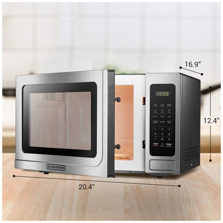 Micro-Ondas-de-Bancada-em-Aco-Inoxidavel-39L-110V-1000W-foto-4