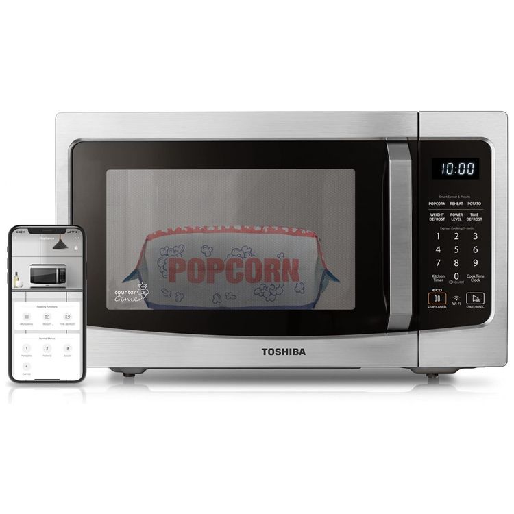 Micro-Ondas-de-Bancada-em-Aco-Inoxidavel-36L-com-Controle-foto-0