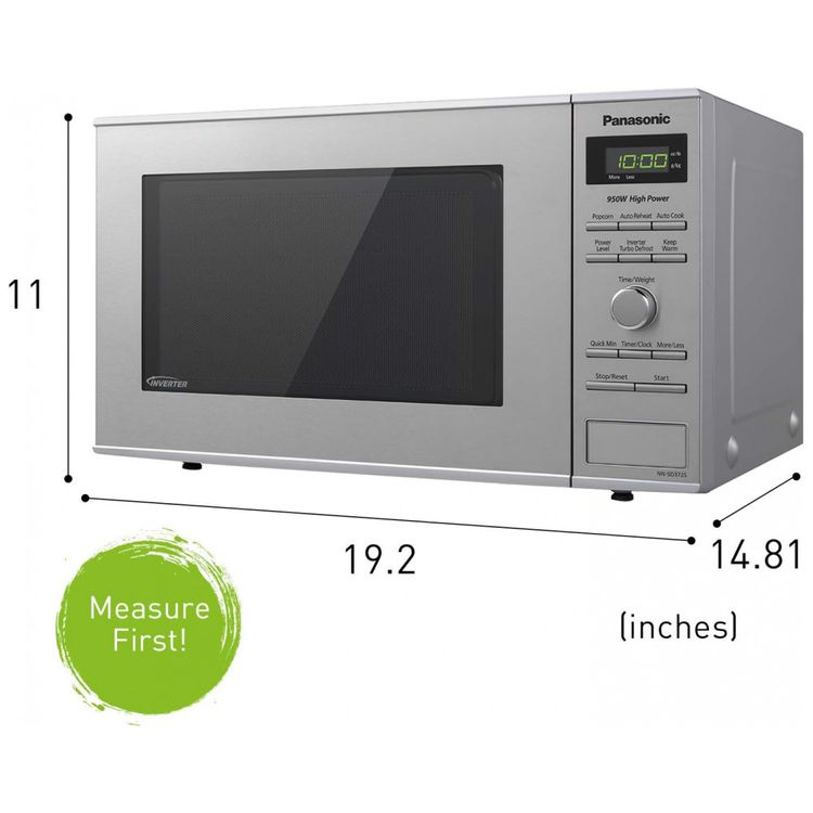 Micro-Ondas-de-Bancada-em-Aco-Inoxidavel-22L-110V-950W-foto-4