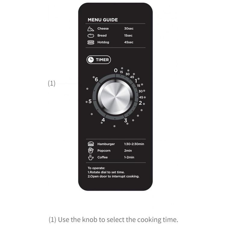 Micro-Ondas-de-Bancada-em-Aco-Inoxidavel-25L-com-6-foto-2