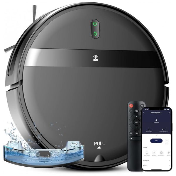 Aspirador-de-Po-Robo-com-Conexao-via-APP-WI-FI-e-Auto-foto-0