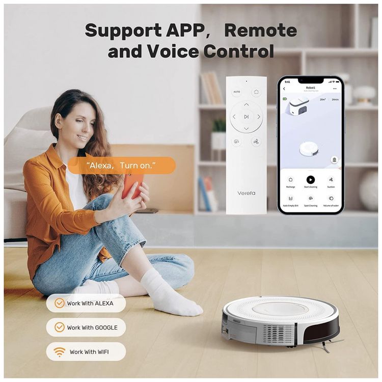 Aspirador-de-Po-Robo-com-Conexao-via-APP-WI-FI-Auto-foto-2