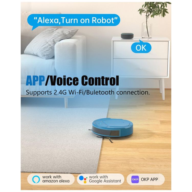 Aspirador-de-Po-Robo-com-Succao-Forte-e-Auto-Carregamento-foto-2