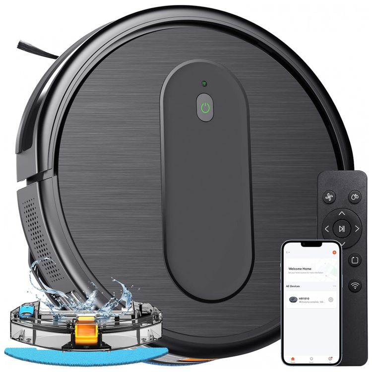 Aspirador-de-Po-Robo-com-Conexao-via-APP-WI-FI-e-Succao-foto-0