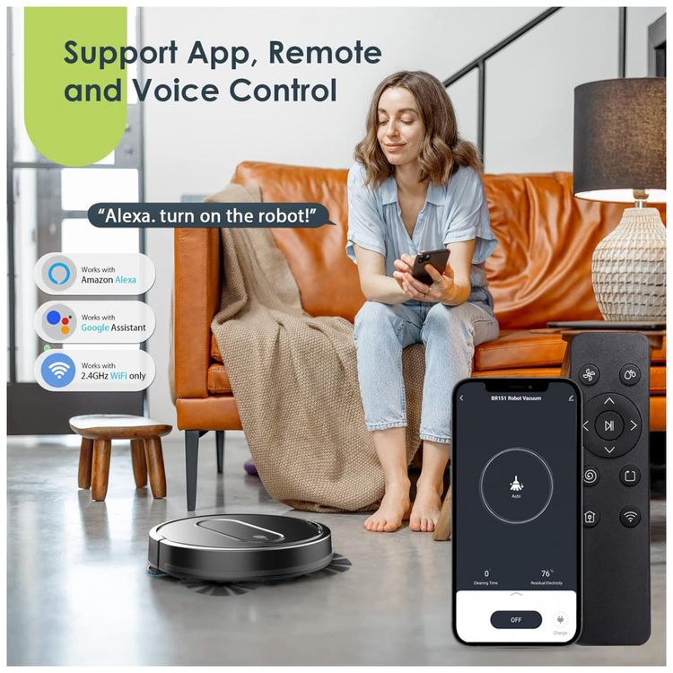 Aspirador-de-Po-Robo-com-Conexao-via-APP-WI-FI-e-Succao-foto-1