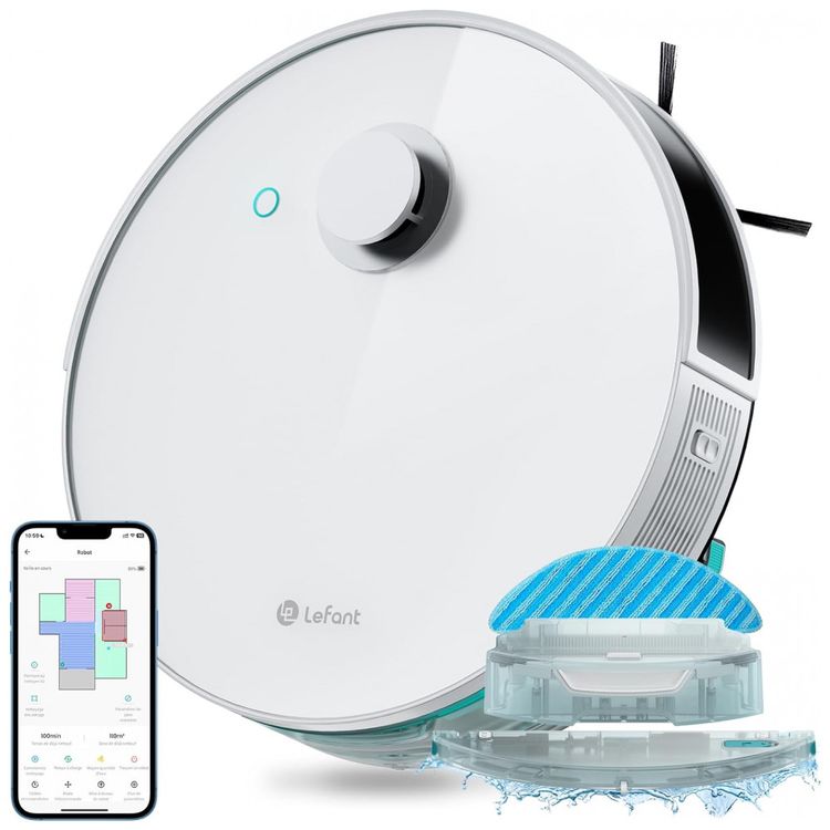 Aspirador-de-Po-Robo-com-Conexao-via-APP-WI-FI-e-Mapeamento-foto-0