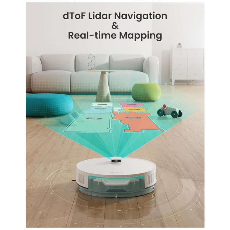Aspirador-de-Po-Robo-com-Conexao-via-APP-WI-FI-e-Mapeamento-foto-1