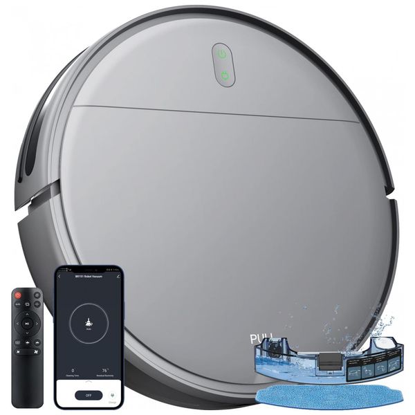 Aspirador-de-Po-Robo-2-em-1-com-Conexao-via-APP-WI-FI-e-Auto-foto-0