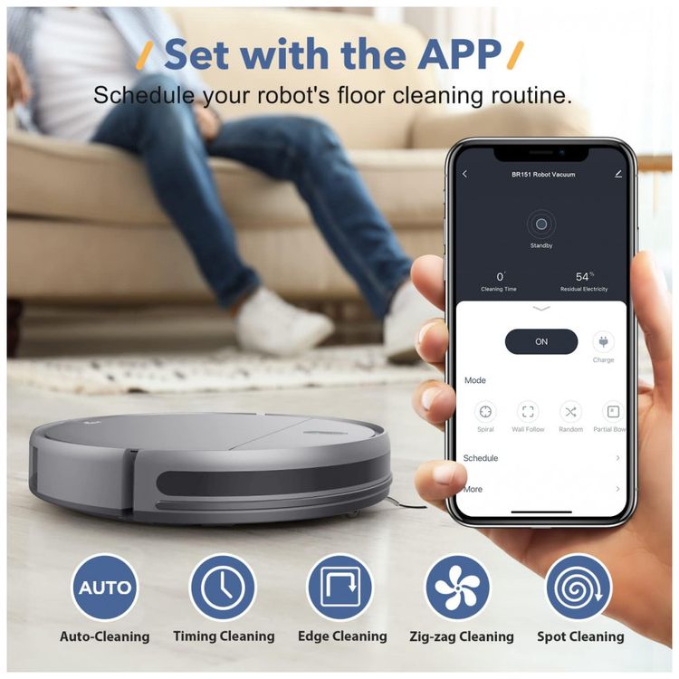 Aspirador-de-Po-Robo-2-em-1-com-Conexao-via-APP-WI-FI-e-Auto-foto-1