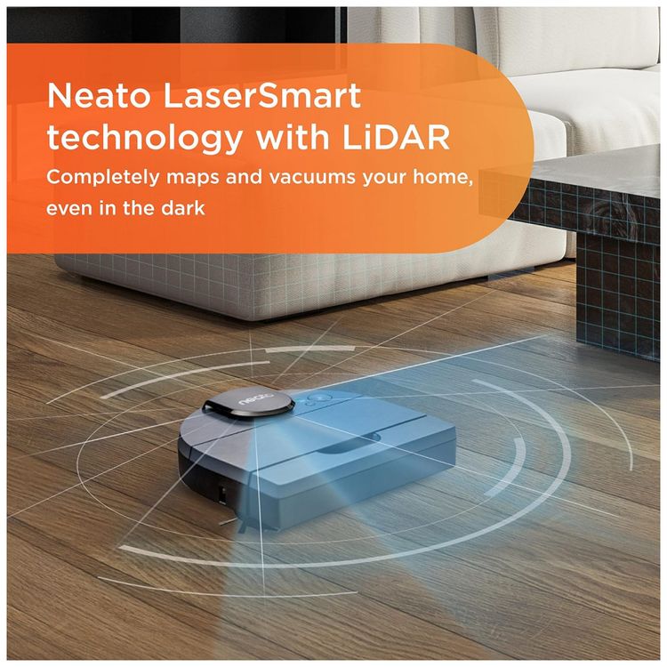 Aspirador-de-Po-Robo-com-Conexao-via-APP-WI-FI-110V-Neato-foto-2