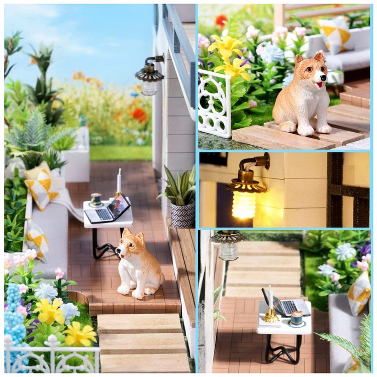 Casa-em-Miniatura-Realista-com-Moveis-Feitos-a-Mao-para-foto-4