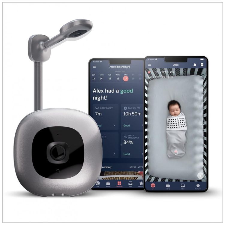 Monitor-Inteligente-para-Bebes-com-Sensor-de-Respiracao-e-foto-0