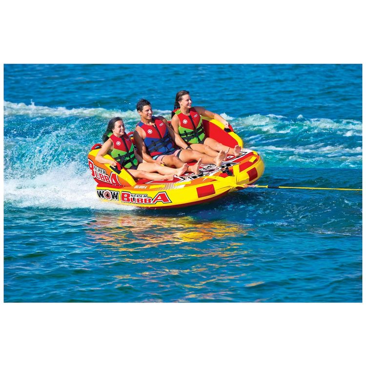 Boia-Rebocavel-Aquatica-para-3-Pessoas-WOW-Sports-Vermelha-foto-3