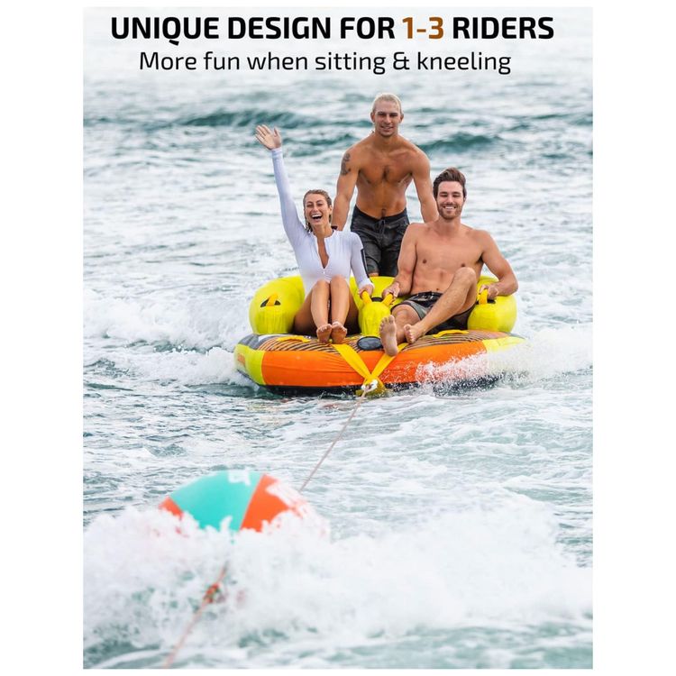 Boia-Rebocavel-Aquatica-para-3-Pessoas-Swonder-Amarela-foto-1