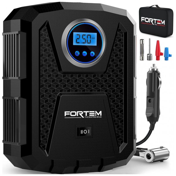 Compressor-de-Ar-com-Fio-Portatil-150-PSI-Recarregavel-com-foto-0
