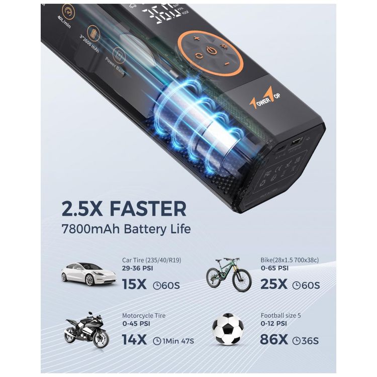 Compressor-de-Ar-Portatil-150-PSI-Recarregavel-com-Tela-LED-foto-1