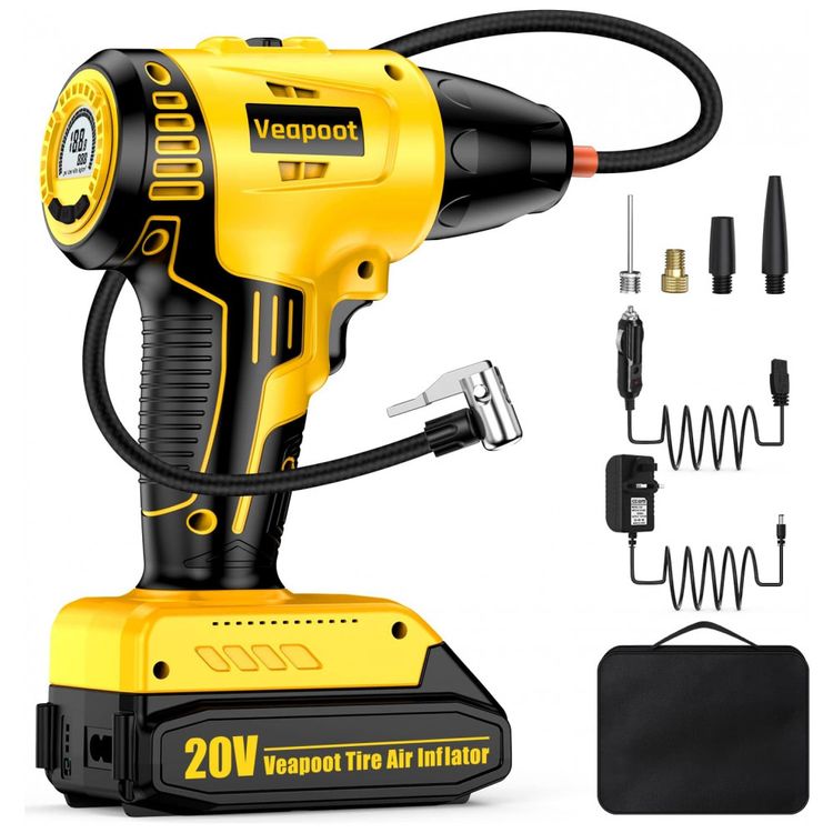 Compressor-de-Ar-Portatil-160-PSI-Recarregavel-com-Tela-LED-foto-0