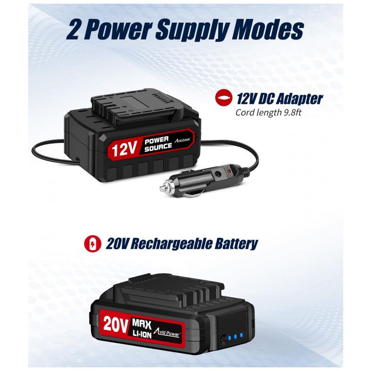 Compressor-de-Ar-Portatil-100-PSI-Recarregavel-com-Tela-LED-foto-2