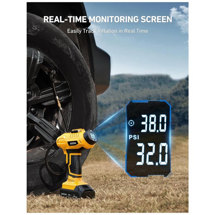 Compressor-de-Ar-Portatil-160-PSI-Recarregavel-com-Tela-LED-foto-3