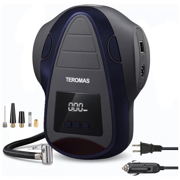 Compressor-de-Ar-com-Fio-Portatil-150-PSI-com-Tela-LED-e-foto-0
