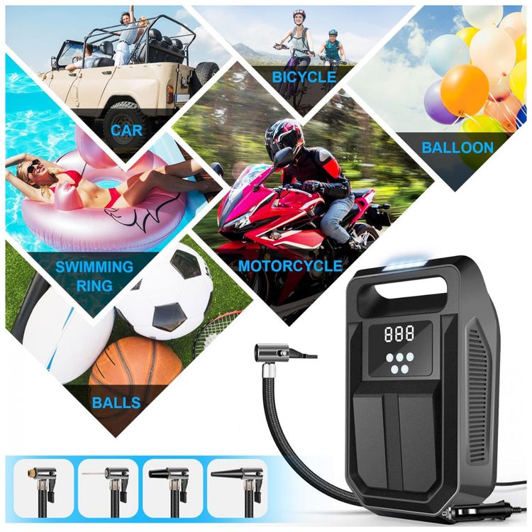 Compressor-de-Ar-com-Fio-Portatil-150-PSI-com-com-Display-foto-2