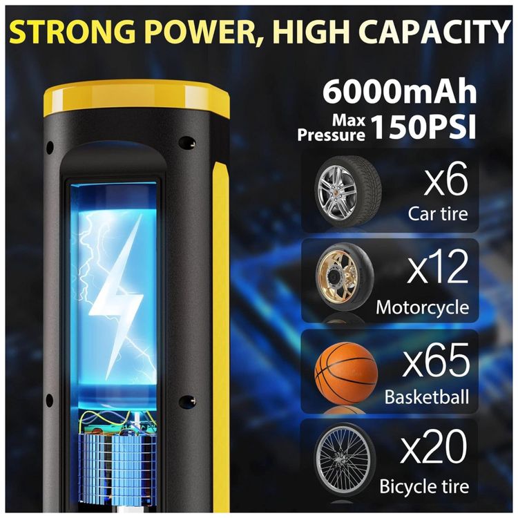 Compressor-de-Ar-Portatil-150-PSI-Recarregavel-com-Tela-LED-foto-1