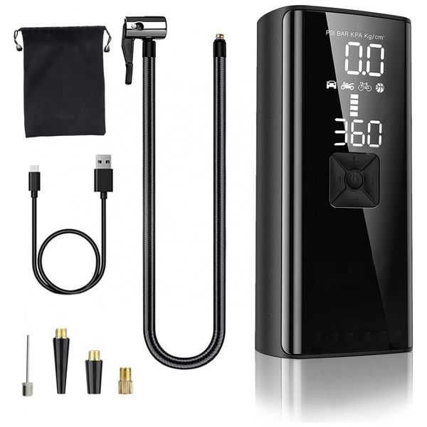 Compressor-de-Ar-Portatil-150-PSI-Recarregavel-com-Luzes-de-foto-0