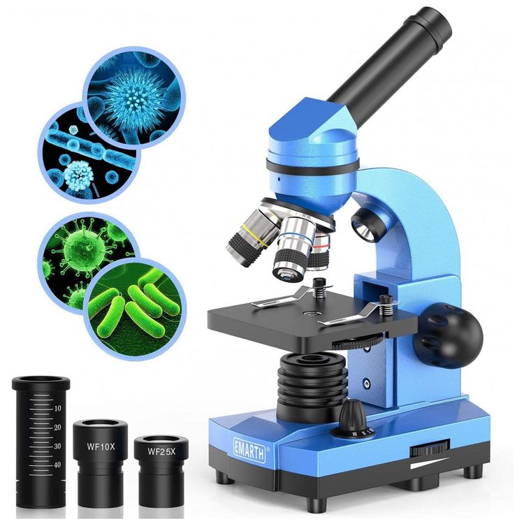 Kit-Microscopio-Monocular-40X-1000X-para-Criancas-e-foto-0